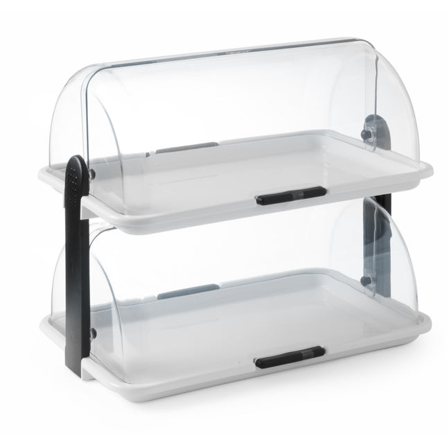 Hendi The market for the exposure of food with RollTop double lid