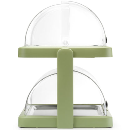Hendi Duo UNIQ double buffet cooling display with roll-top cover - green – image 3