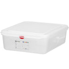 Hendi Food container GN 1/2 with label and lid 4 l 325x265x65 mm