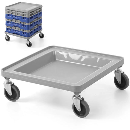 Amer Box AmerBox Camrack 50x50cm Dishwasher Truck - grey