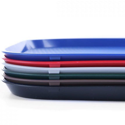 Small tray for serving Fast Food with Black Polypropylene 878750
