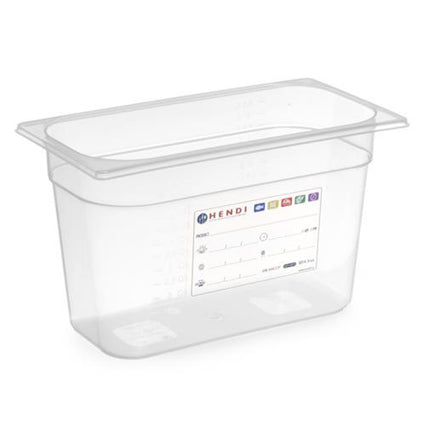 Polypropylene container GN 1/3 100 mm - Hendi 880272