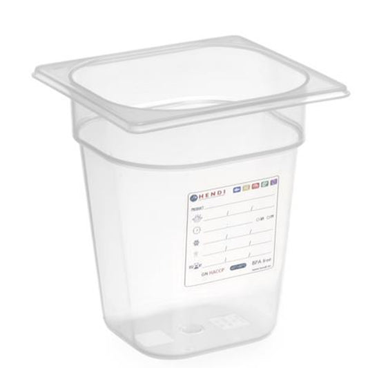 Hendi Polypropylene container GN 1/6 200 mm