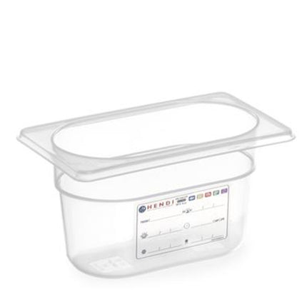 Polypropylene container GN 1/9 mm in height - Hendi 880562