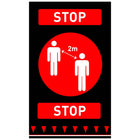 Hendi Warning floor mat KEEP A DISTANCE OF 900 mm