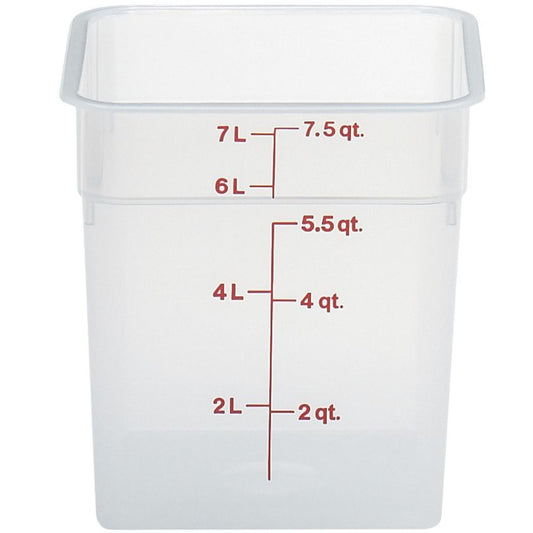 CAMBRO CamSquare food container 7.6 l 215x215x230 mm - transparent