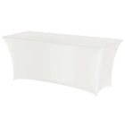 Rectangular without ironing 183x76 cm fabric Jersey white - Hendi 814420