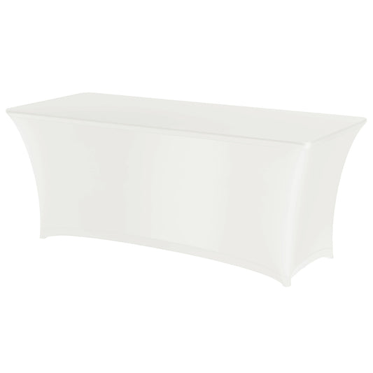 Hendi Rectangular without ironing 183x76 cm fabric Jersey white