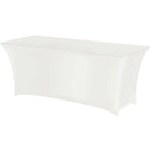 Rectangular without ironing 150x76 cm fabric Jersey white - Hendi 814390