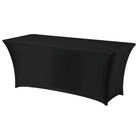 Rectangular without ironing 150x76 cm fabric Jersey black - Hendi 814406