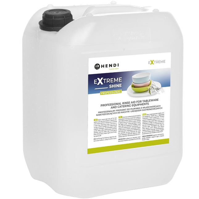 Hendi Liquid with a dishwashing and glossing in gastronomy dishwashers 10L