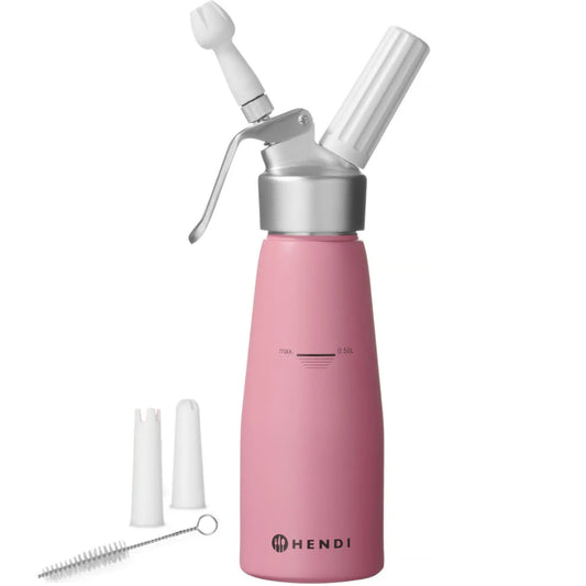Hendi Siphon for whipped cream Pastel Pink 0,5 L