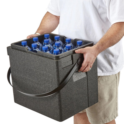 CAMBRO Heat insulation container with top-loaded CAM FOBOX 35 l 420 x 335 x 420 mm – image 4