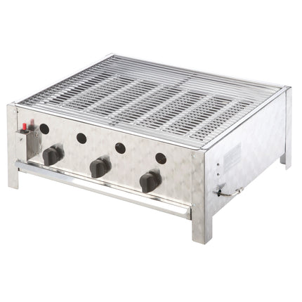 MEVA 3-burner gas grill with RASCAL 10 kW grate – image 2