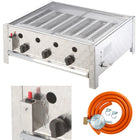 MEVA 3-burner gas grill with RASCAL 10 kW grate