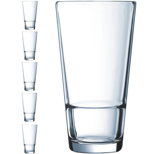 Glass high Arcoroc STACK UP 470 ml set of 6 pieces