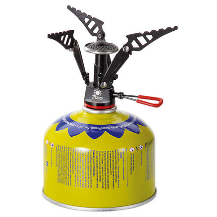 Lightest tourist stove for gas cart (valve or thread) SPARK 80gram 2.6kW