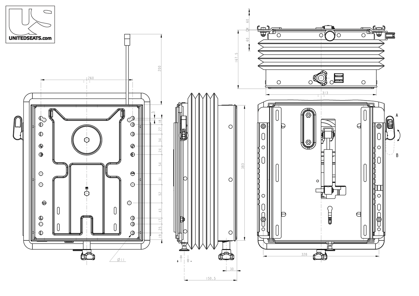 LGV90 pneimatiskā piekare 12V