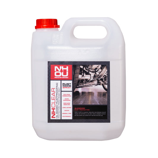 White container with red cap and NH8U label on a white background