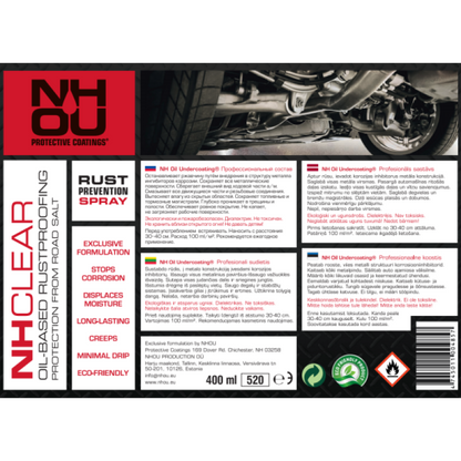 NHOU® Clear Oil Coating Spray – Prevent Prevention Rust, 400ml