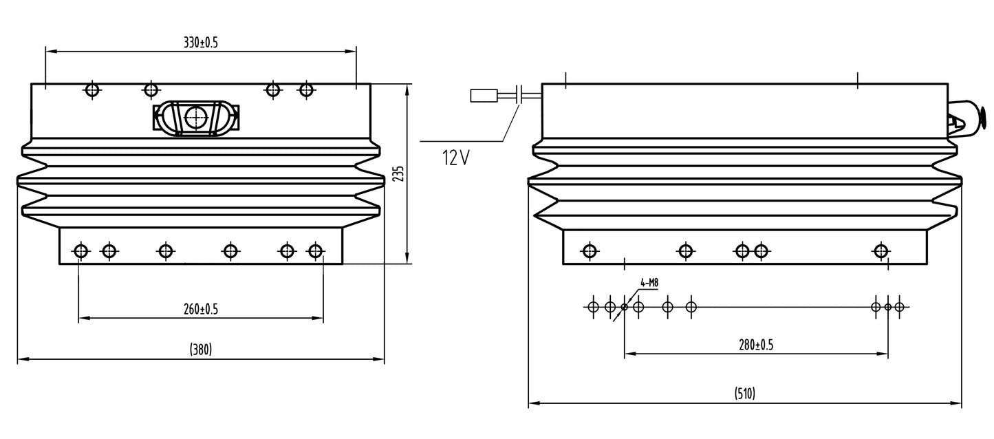 LGV120 pneimatiskā piekare 24V