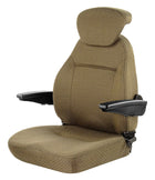 C1/AR auduma brūna sēdekļa augšdaļa