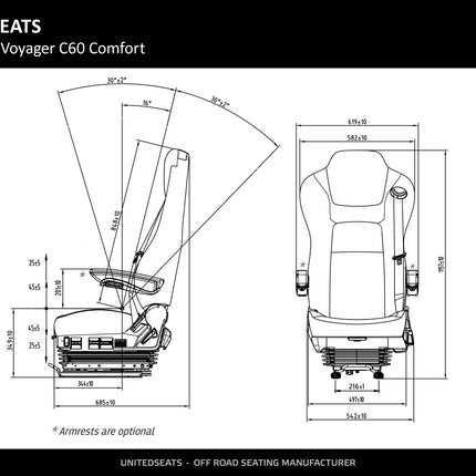 Voyager C60 – Comfort audums