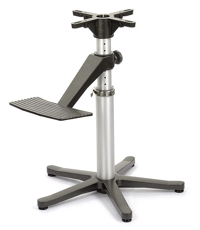 Notus 5 foot pedestal dark grey