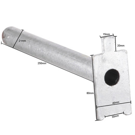 Key for capes for barrel 60L 200L 2" and 3/4" steel barrel