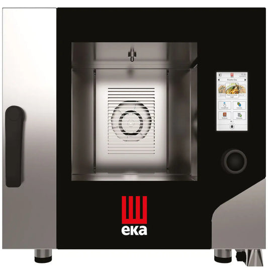 Tecnoeka Convection steam oven with Millennial Touch Screen Gastro washing system 5 x GN 1/1 7800 W