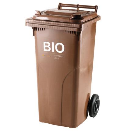 BIO bucket container waste and food waste ATESTA Europlast Austria - brown 120L