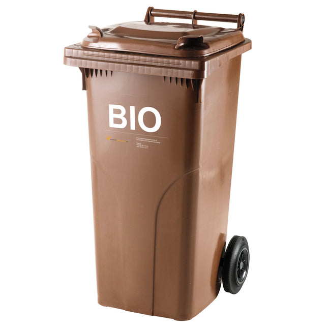 BIO bucket container waste and food waste ATESTA Europlast Austria - brown 120L