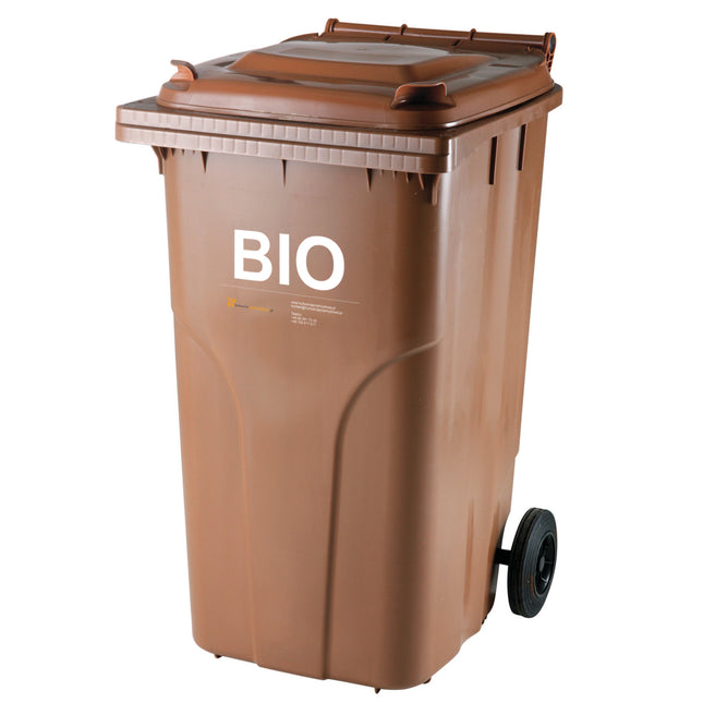 BIO bucket container waste and food waste ATESTA Europlast Austria - brown 240L