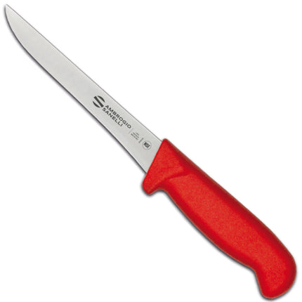 Ambrogio Sanelli SUPRA COLORE HACCP meat boning knife 160/300 mm - red