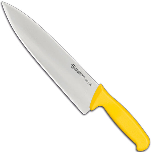 Ambrogio Sanelli SUPRA COLORE HACCP butcher's knife for poultry 260/410 mm - yellow