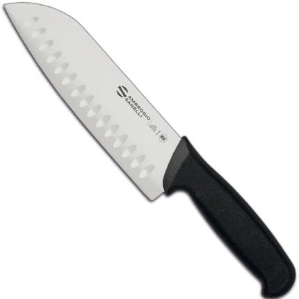 Ambrogio Sanelli Santoku knife with ball grinding for chopping SUPRA, length 180/320 mm