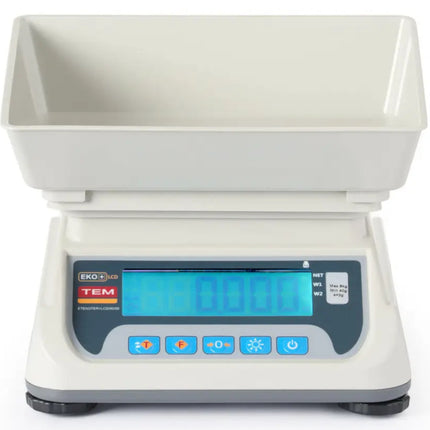 TEM Commercial kitchen scale with verification M LCD RS232 ECO+ 15 kg / 5 g – image 2