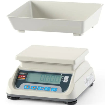 TEM Commercial kitchen scale with verification M LCD RS232 ECO+ 15 kg / 5 g – image 3