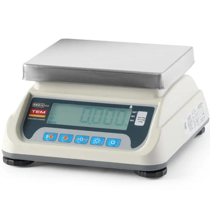 TEM Commercial kitchen scale with verification M LCD RS232 ECO+ 15 kg / 5 g – image 4