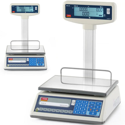 TEM Postal store scale with legalization M 15 kg 230x300 mm