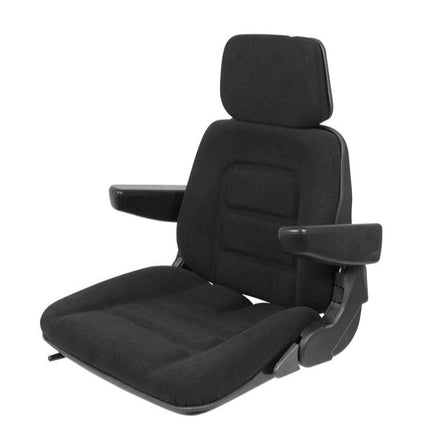 Black car seat cover with headrest on a white background, branded as UnitedSeats.