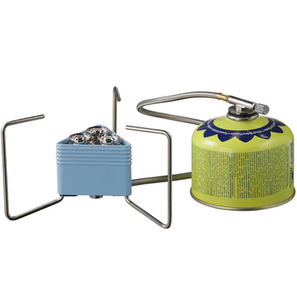 MEVA Tourist stove for TRIANGLE gas cartridges, 3 burners, 2.3 kW lighter – image 4
