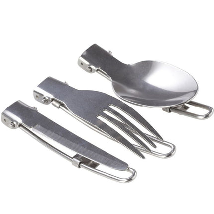 MEVA Tourist camping utensils kettle pot frying pan cutlery SET for 2 people – image 5